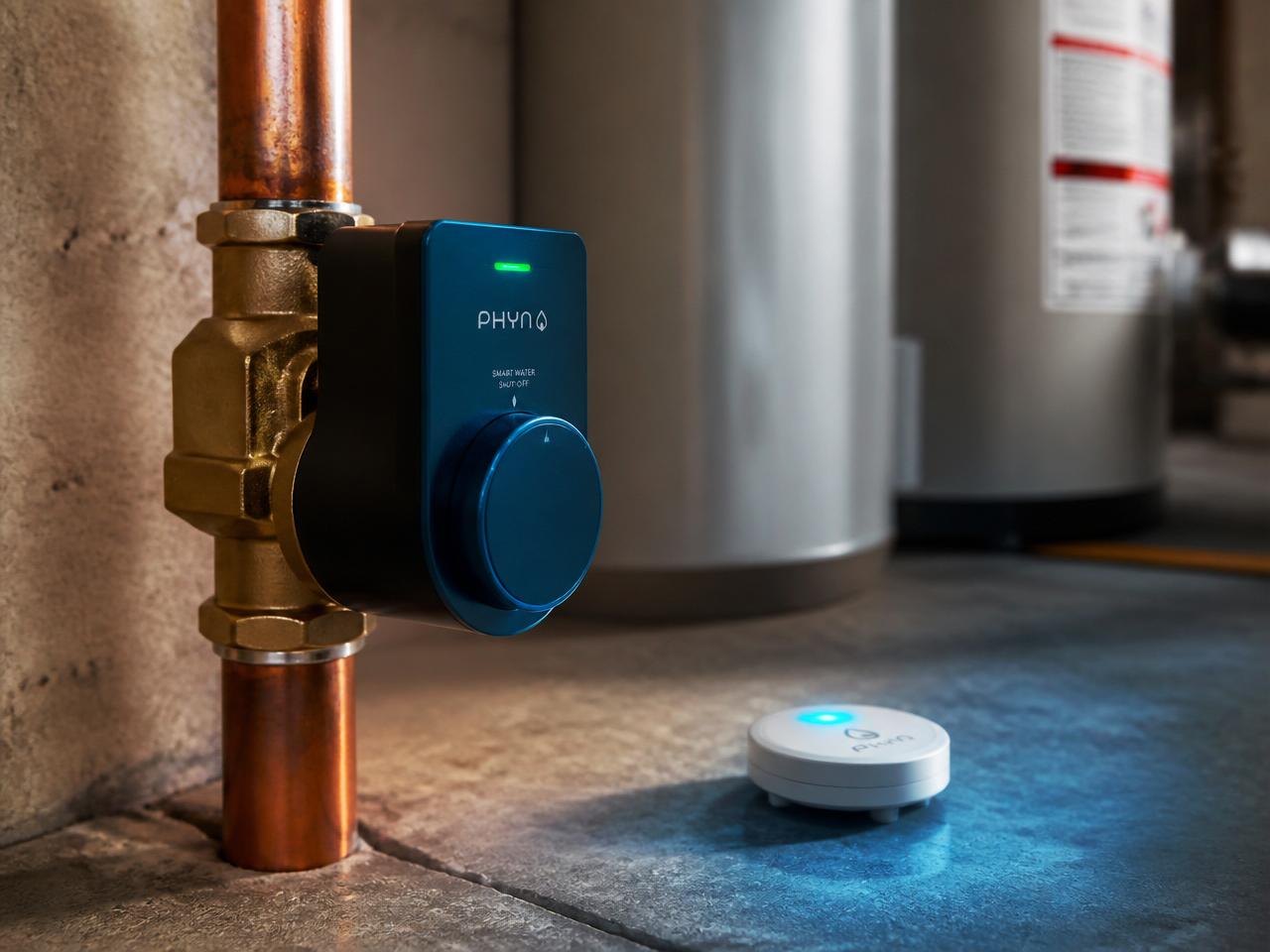 Smart shutoff valve limiting after-hours emergency water damage