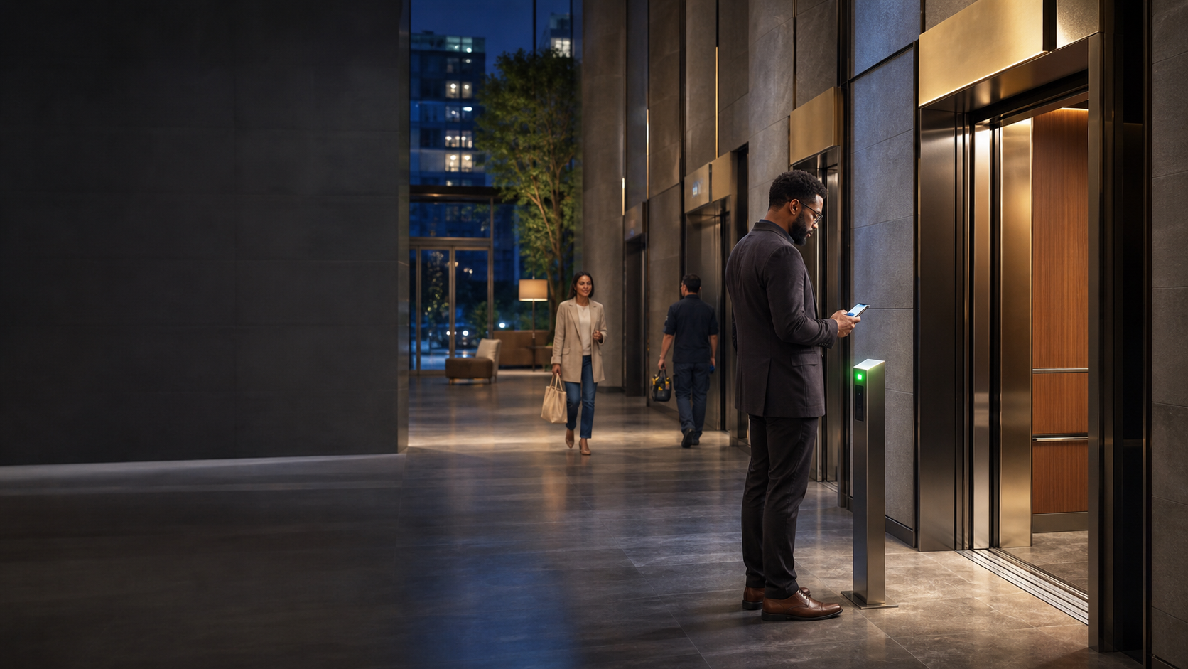 Multi-Tenant & Elevator Access Control for Mixed-Use Buildings